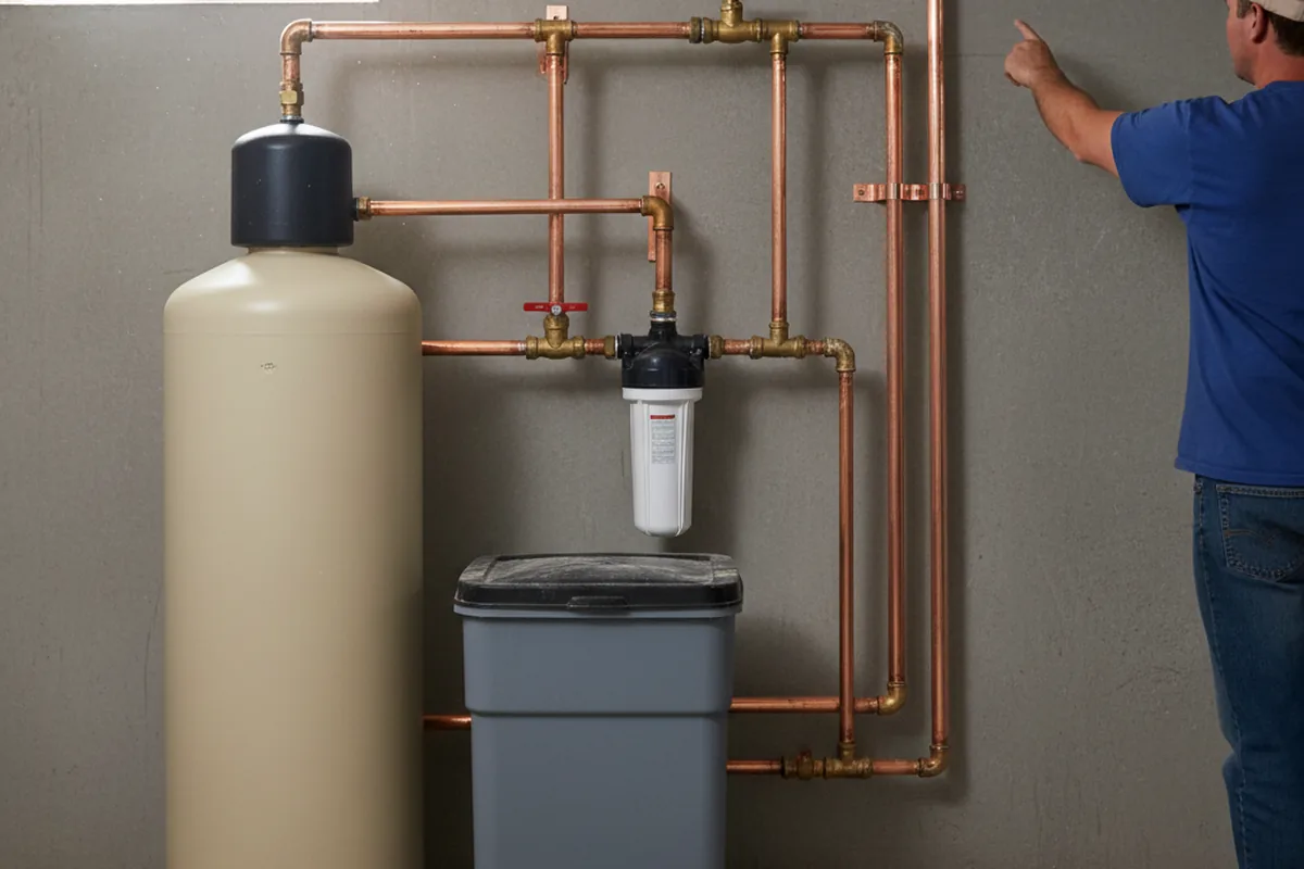Whole-house water treatment system installed in El Nido